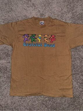 Vintage Grateful Dead Dancing Bears Liquid Blue T-Shirt
